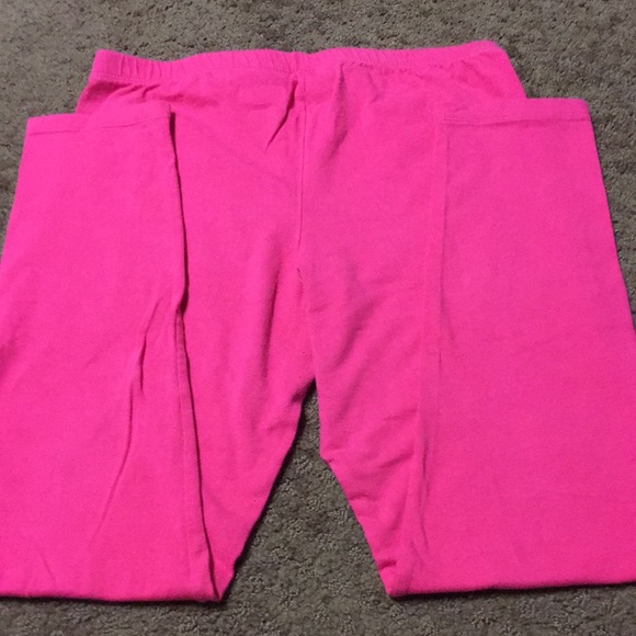 Circo pink leggings size 14-16 Girls solid pink pants EUC - Picture 4 of 4